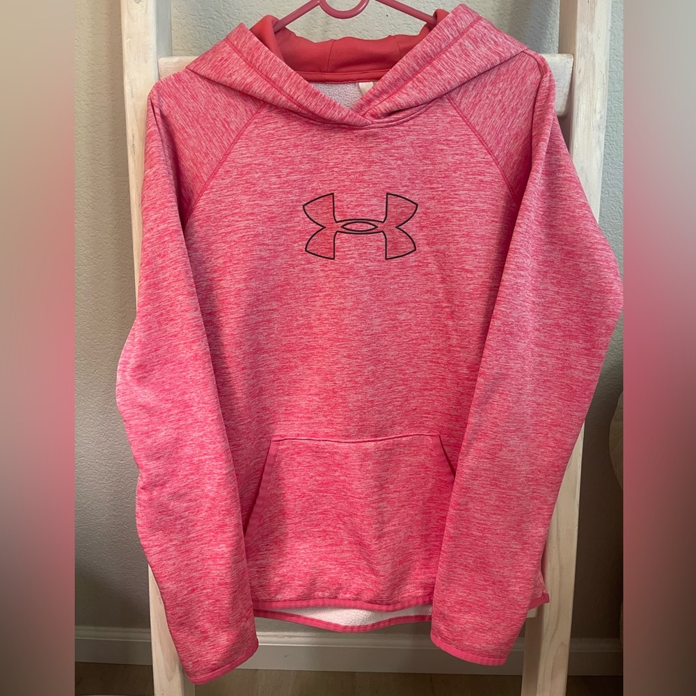 Underarmor Womens Hoodie Storm Pink
